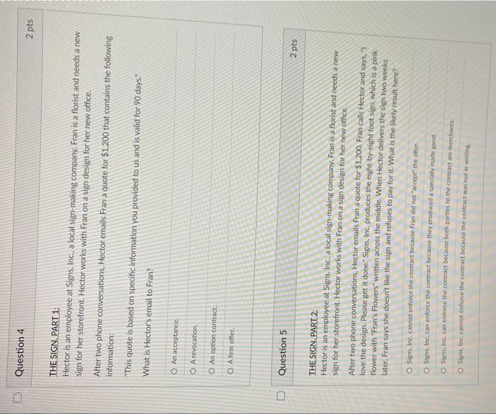 THE SIGN, PART 1: Hector is an employee at Signs.