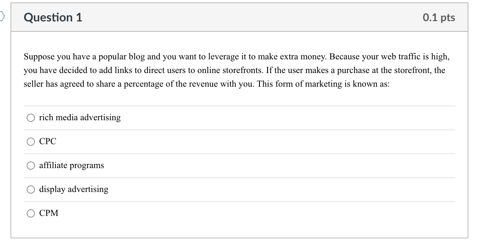 Suppose you have a popular blog and you want to