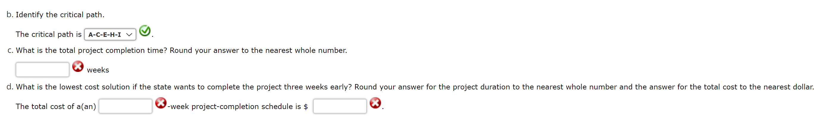a. Choose the correct network for the project.