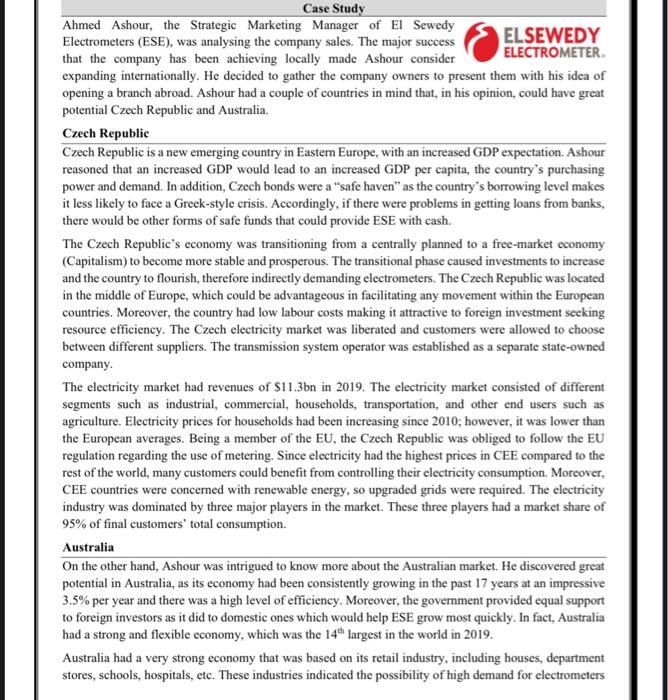 Subject is international business q1 is answered