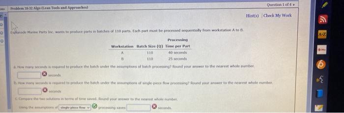 Question of ans Problem 1.32 Algo (Lean Tools and