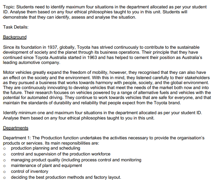 Topic: Students need to identify maximum four
