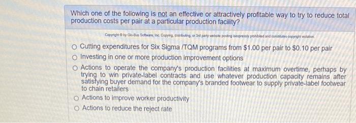 Which one of the following is not an effective or