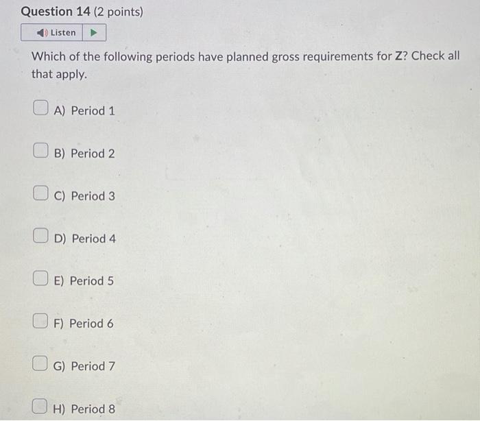 Use the following inventory information for the