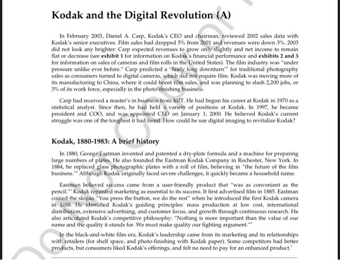 Part 1: Kodak's early success. Here we will