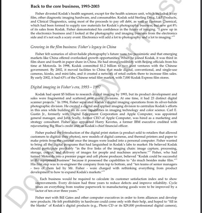 Part 1: Kodak's early success. Here we will