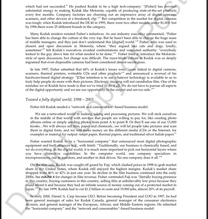 Part 1: Kodak's early success. Here we will