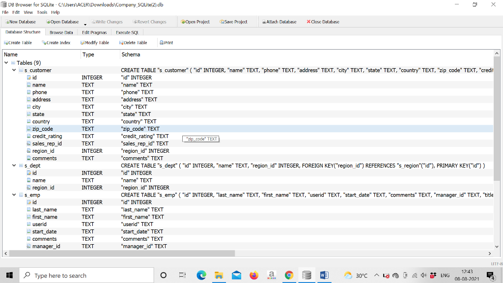 DB Browser for SQLite -