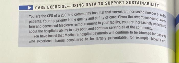 CASE EXERCISE-USING DATA TO SUPPORT
