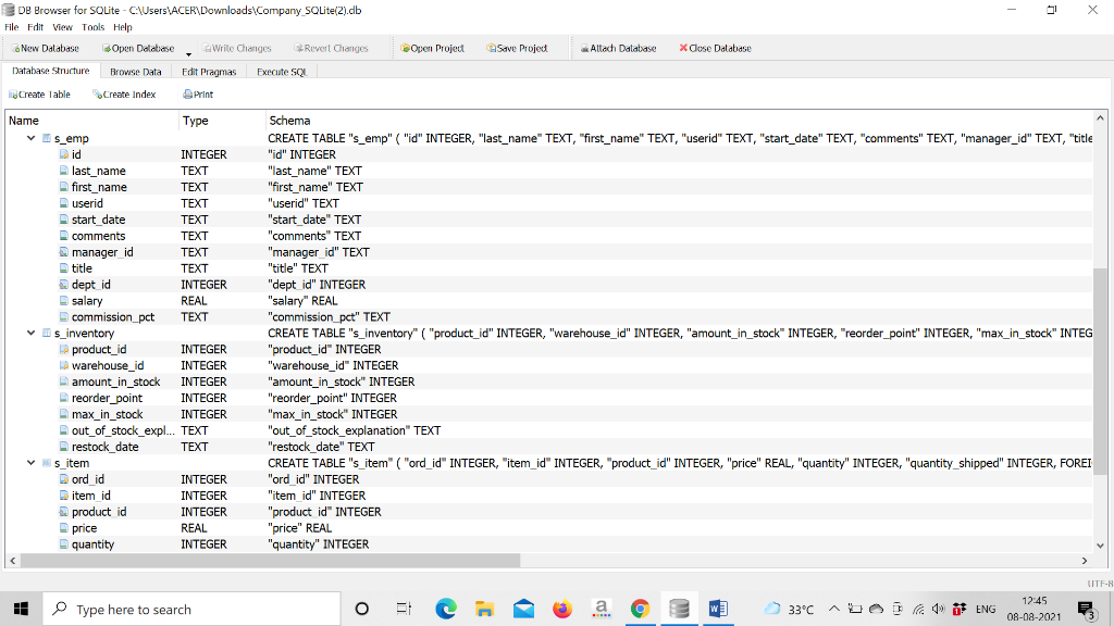 DB Browser for SQLite -