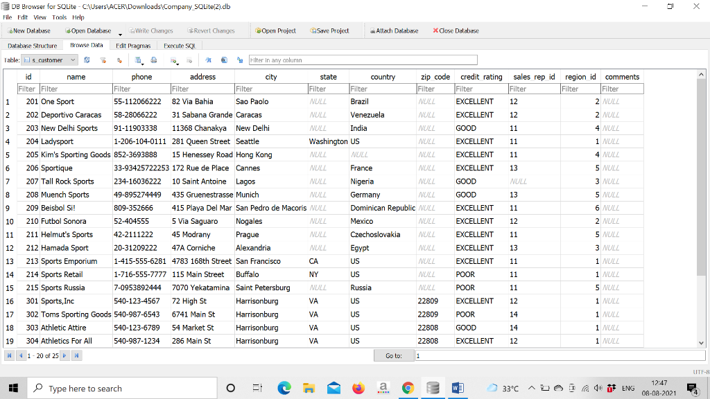 DB Browser for SQLite -