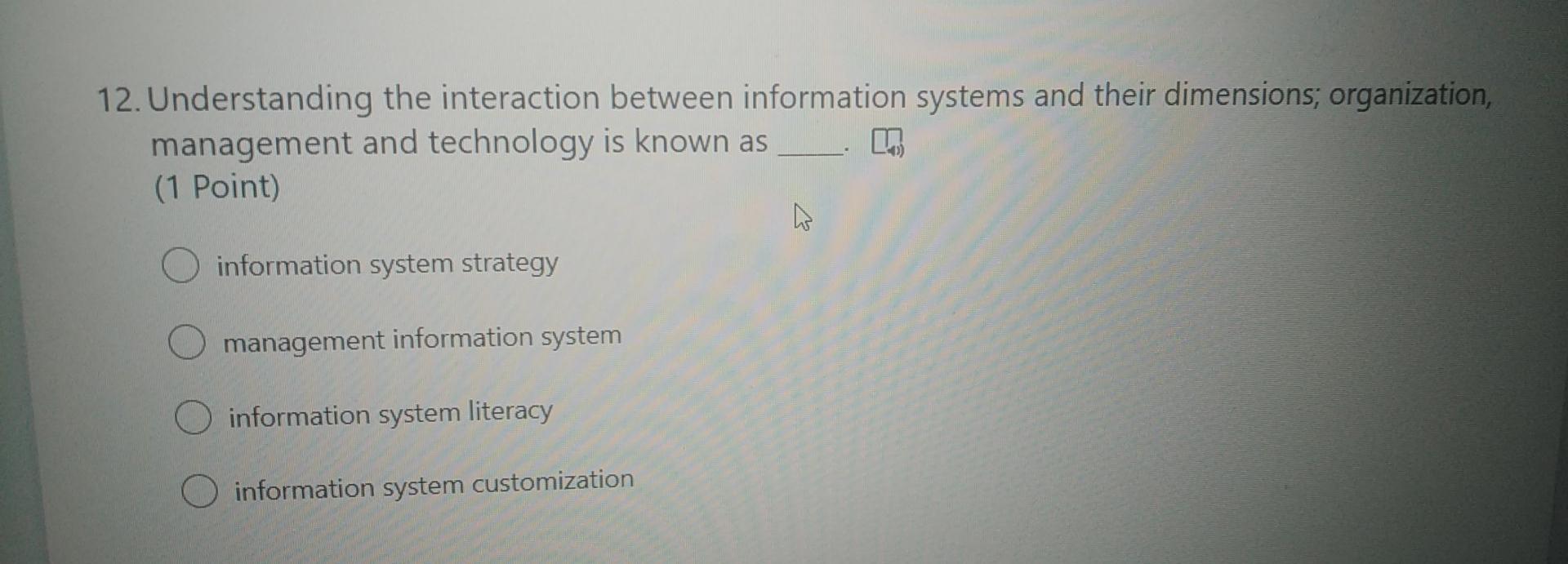 12. Understanding the interaction between