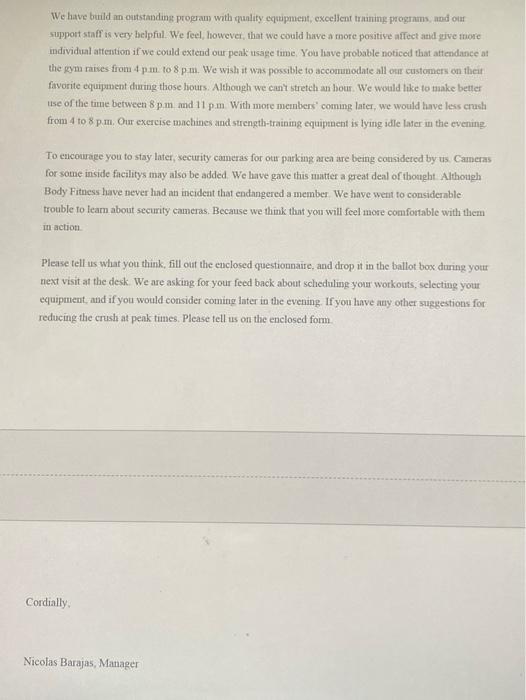 Every chapter provides an editing exercise to