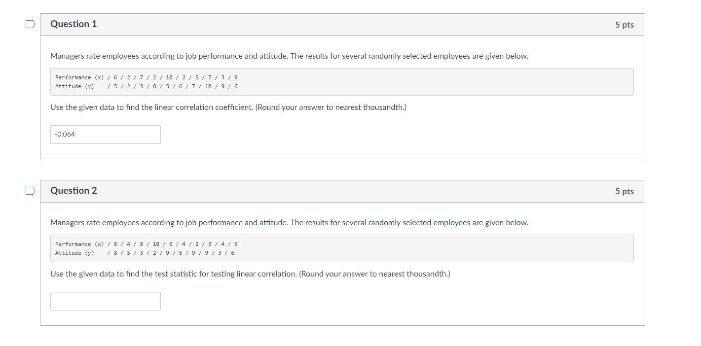 1. Managers rate employees according to job