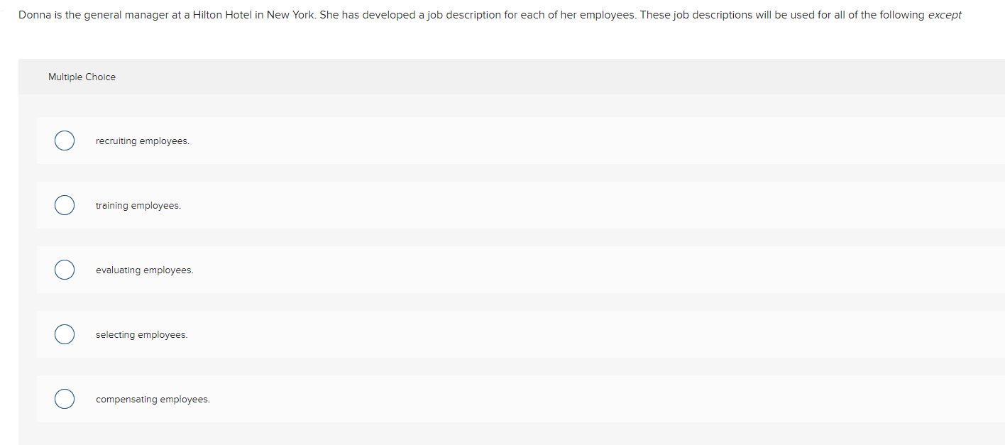 Donna is the general manager at a Hilton Hotel in