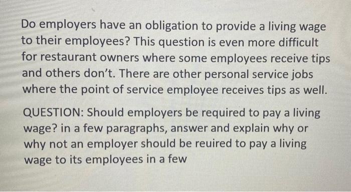 please answer the question below that is: Should