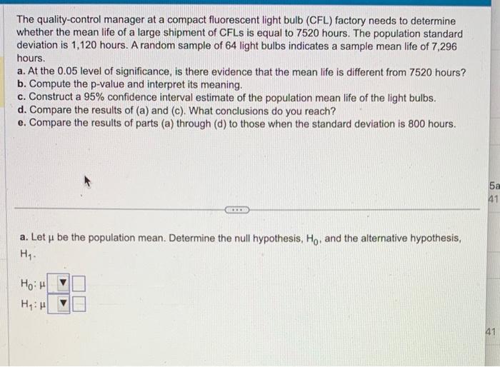 Parts A, B, C, D and E The quality-control