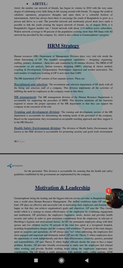 HRM strategy & motivation to emplyees of UCBL in