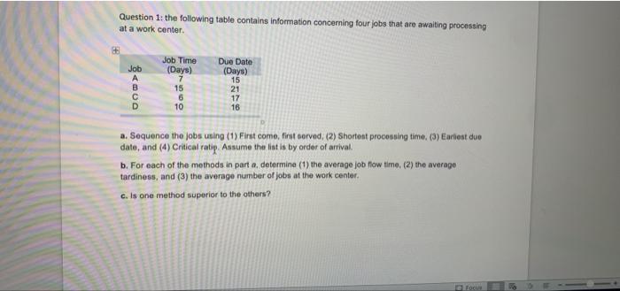 hello please help ! thank you Question 1: the