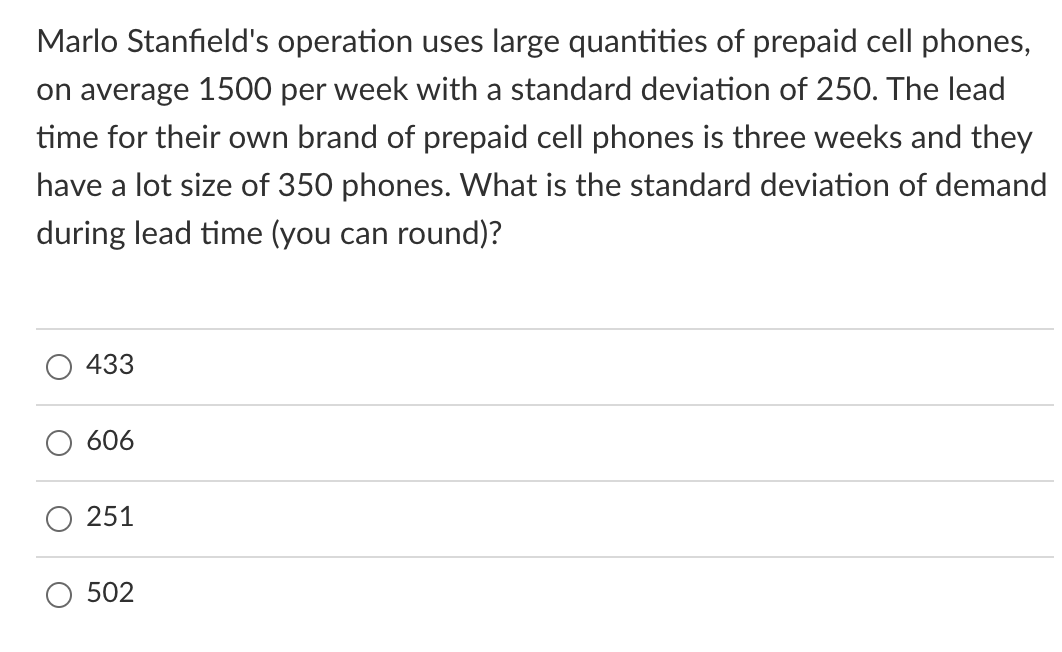 Marlo Stanfield's operation uses large quantities