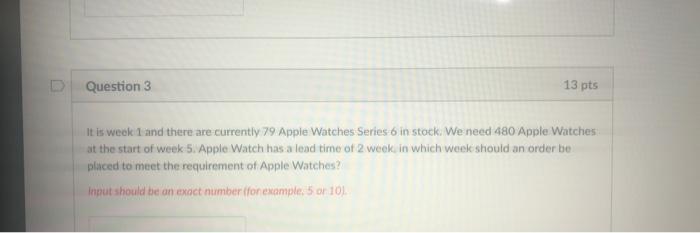 It is week 1 and there are currently 79 Apple