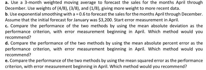 Sales for the past 12 months at Computer Success