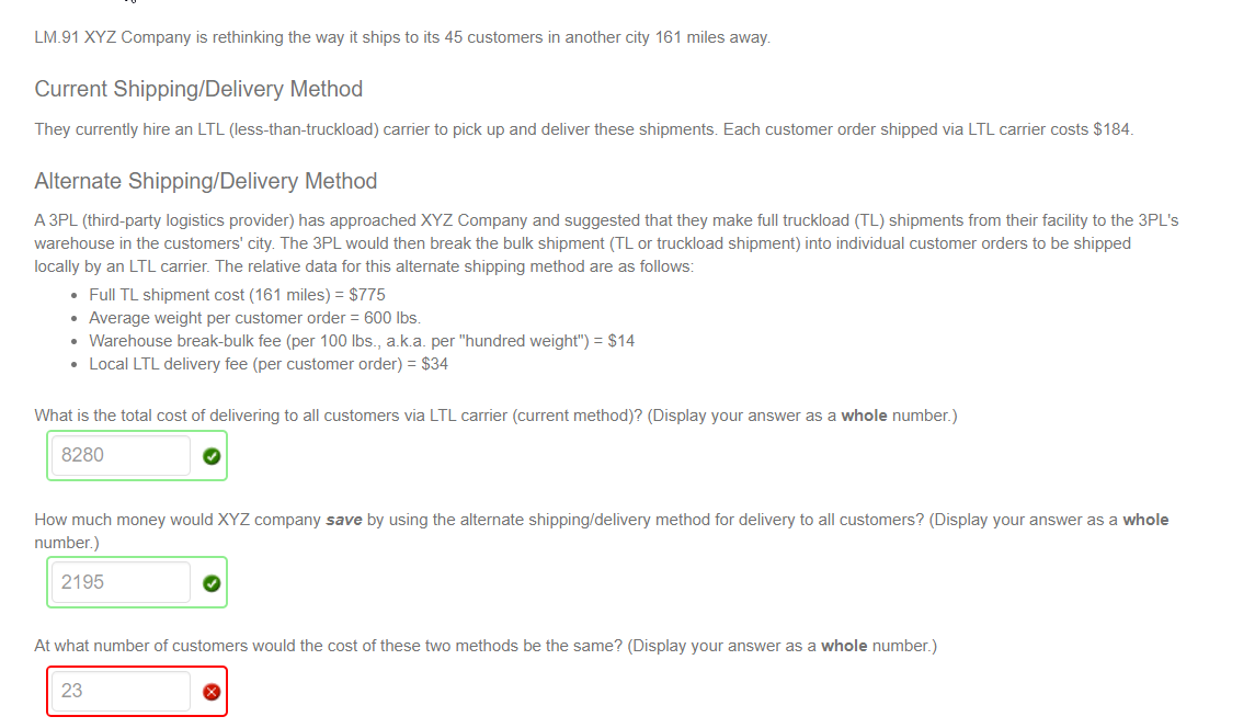 LM.91 XYZ Company is rethinking the way it ships