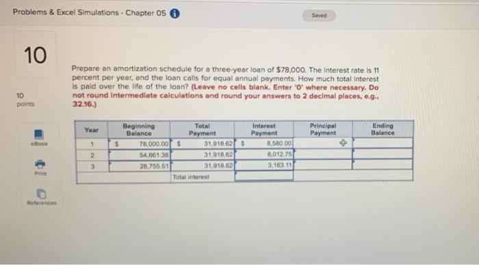 Problems & Excel Simulations - Chapter 05 Saved