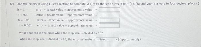 Let y(x) be the solution of the following