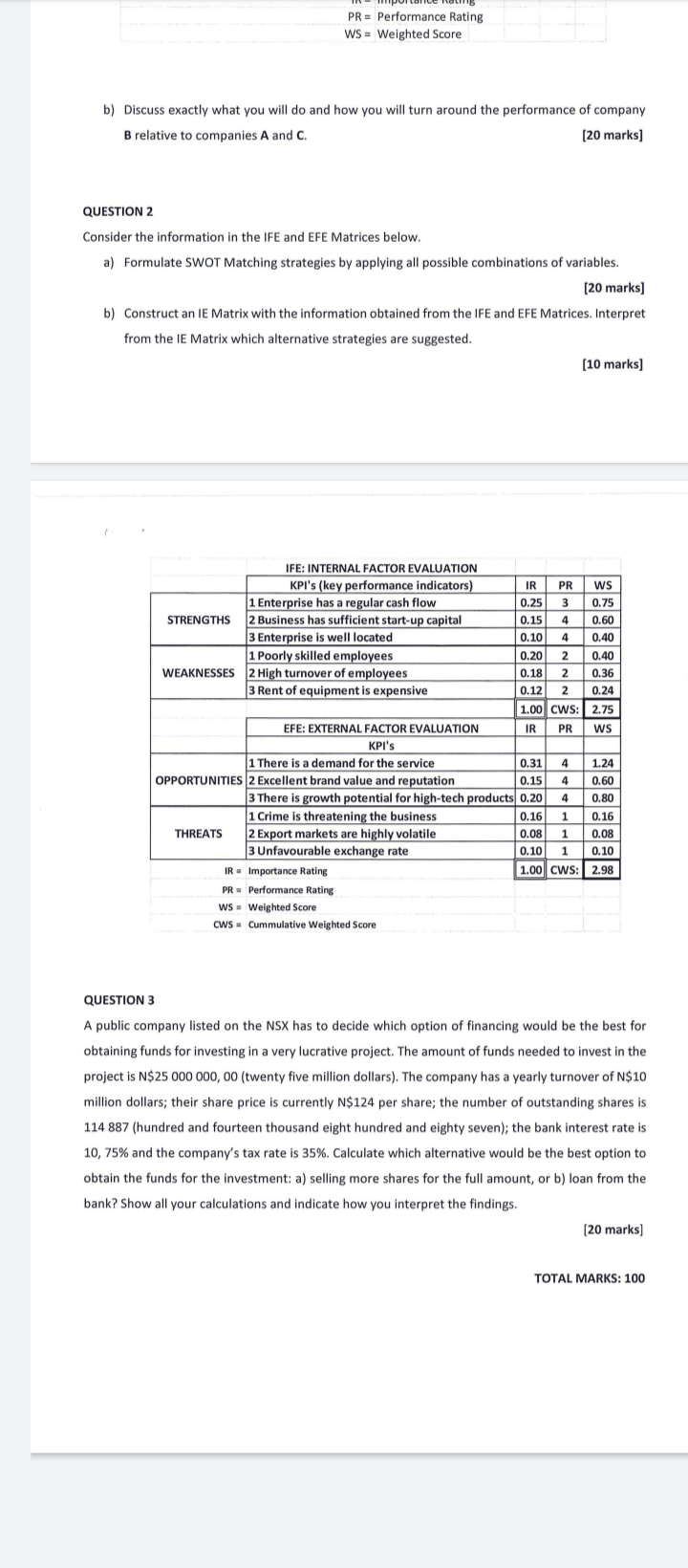 b) Discuss exactly what you will do and how you