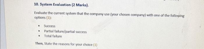 for Google company 10. System Evaluation (2