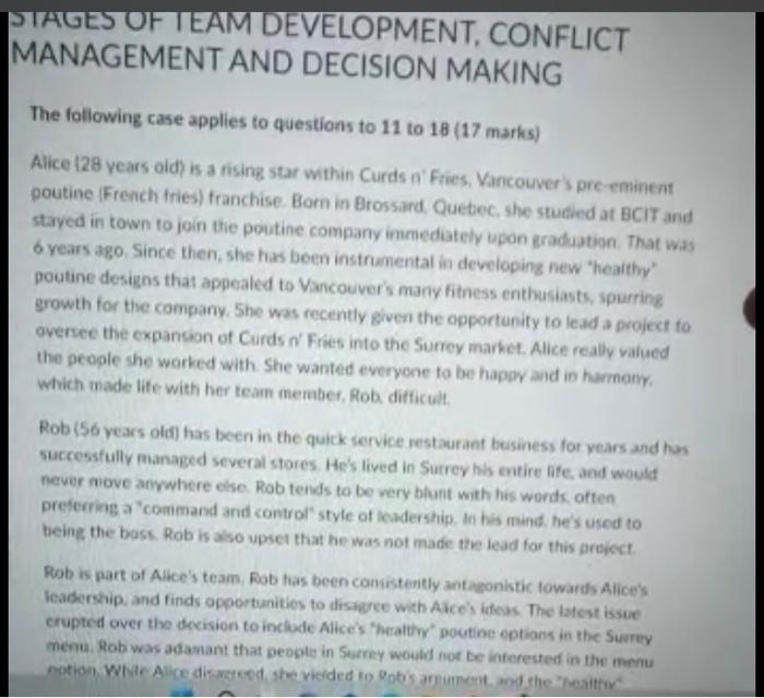 could you do please all The foliowing case