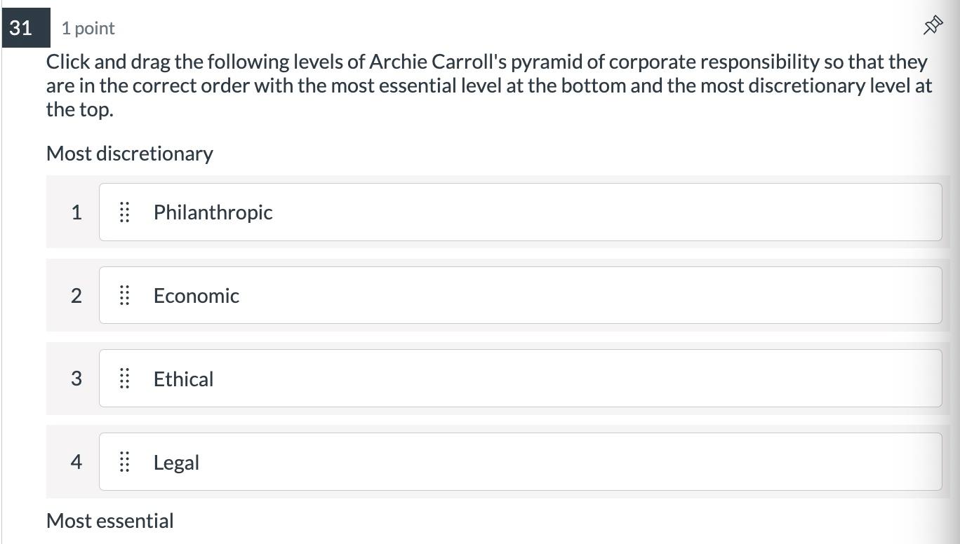 Click and drag the following levels of Archie