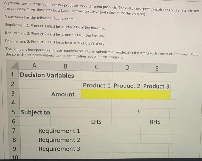 Using Row 7 requirement 1 Using Row 8 Requirement