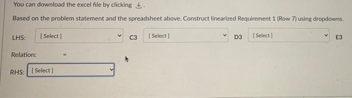 Using Row 7 requirement 1 Using Row 8 Requirement