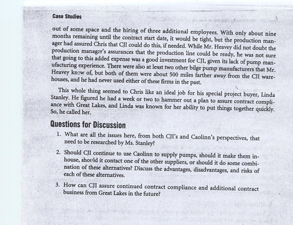 Question # 06 Case Study on CJI (Attached) (12