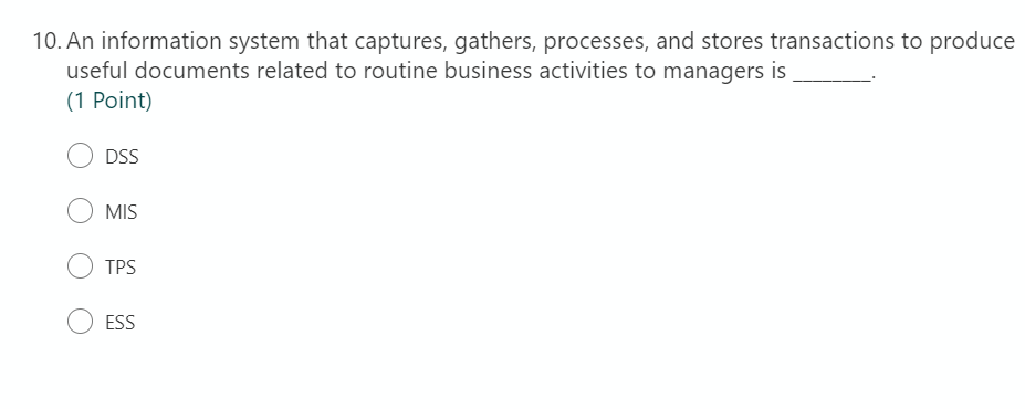 10. An information system that captures, gathers,