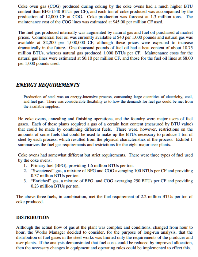 1. Formulate DOFASCO's problem as an LP problem.
