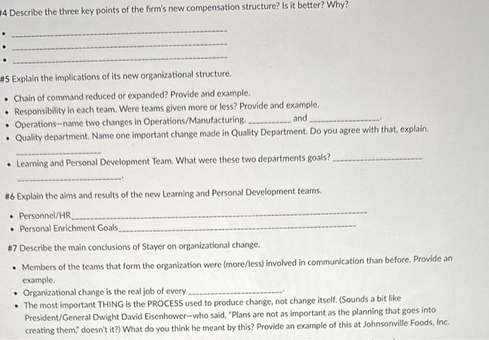 please answer everything \#5 Explain the