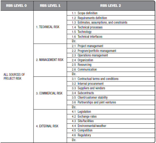 Create a Risk Management Plan Table on the