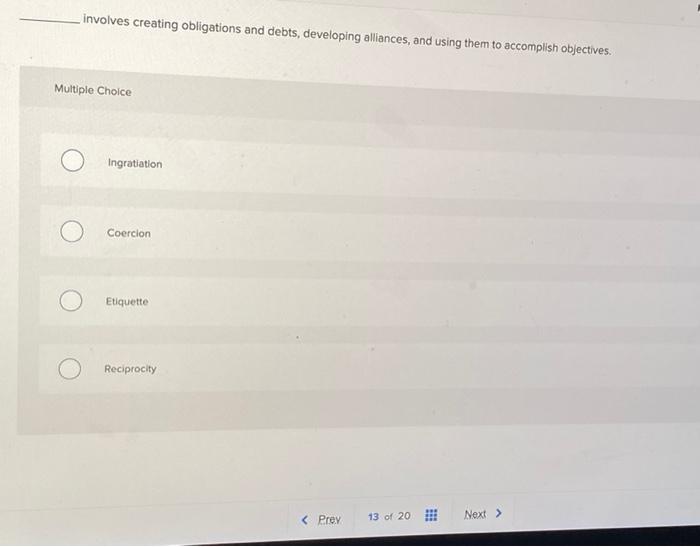 involves creating obligations and debts,