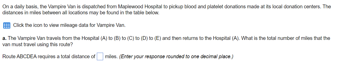 Using Westbrook (C?) as the beginning? location,