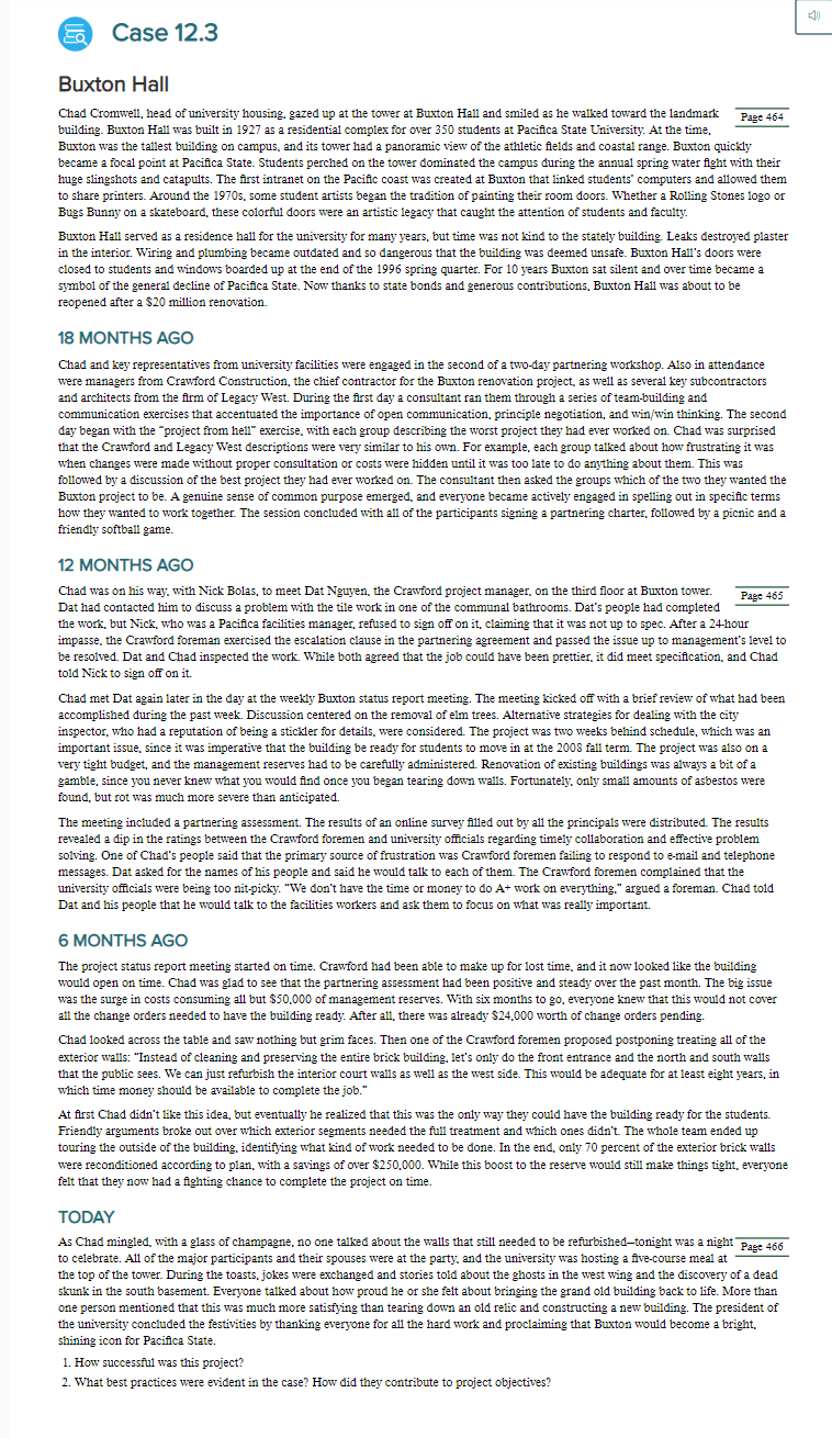 Buxton Hall Chad Cromwell, head of university