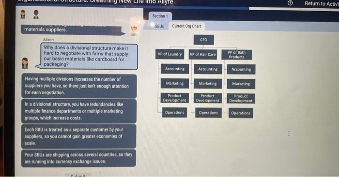 Why does a divisional structure make it hard to