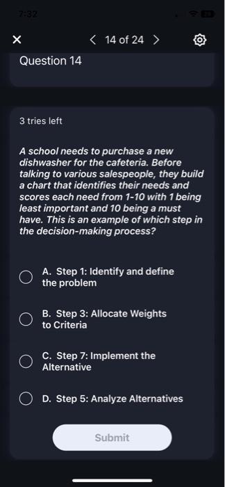 3 tries left A school needs to purchase a new