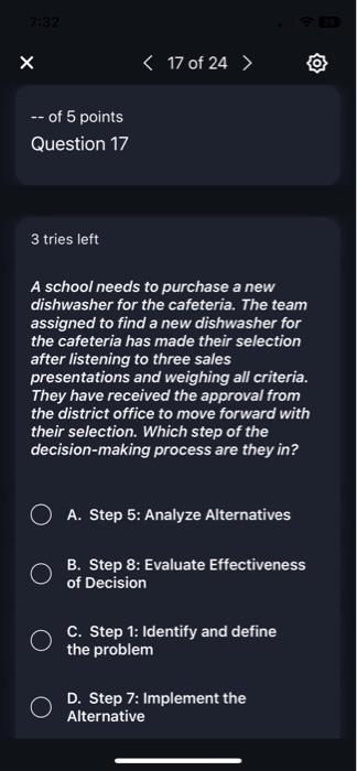 3 tries left A school needs to purchase a new