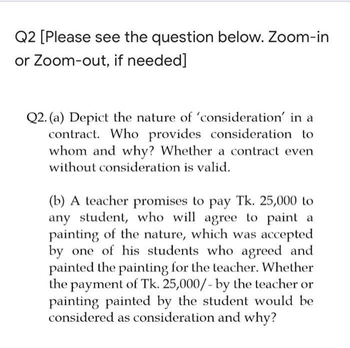 This is a question from "Business Law" course.