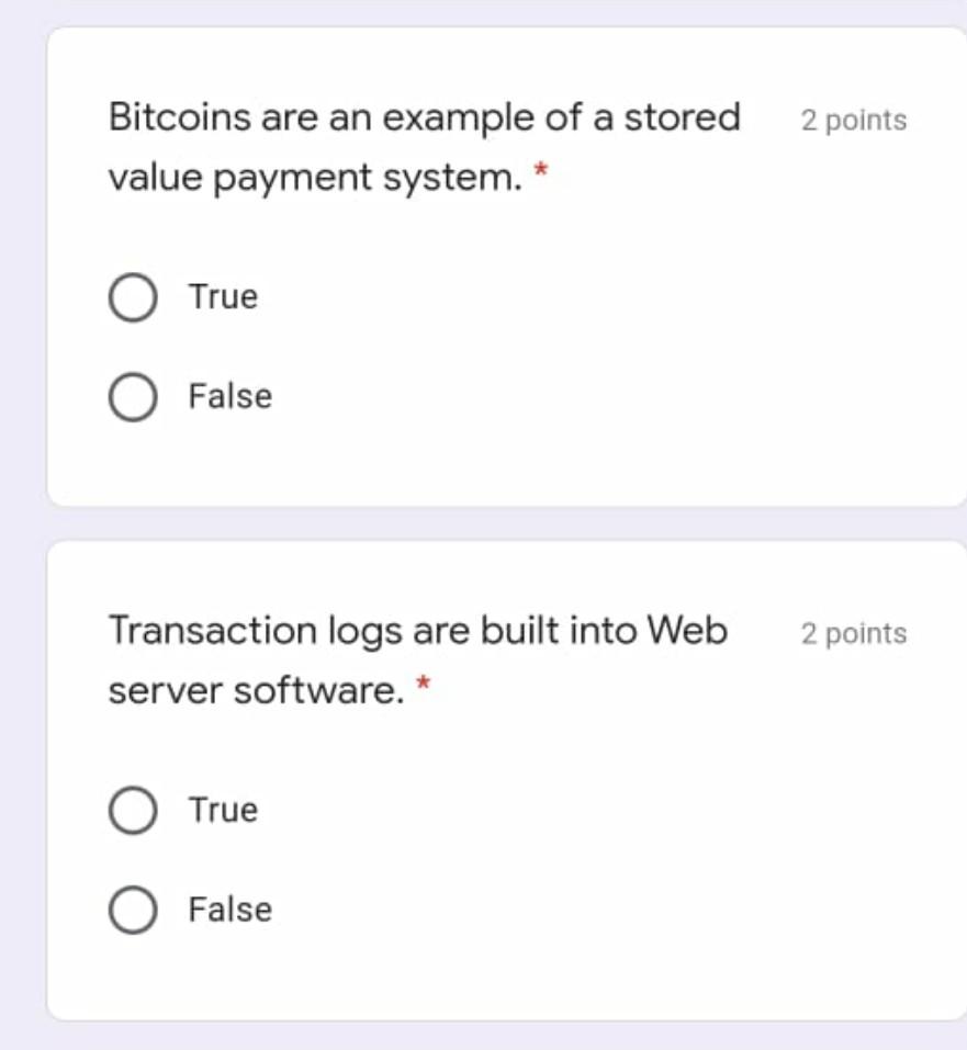 2 points Impressions are a measure of the number