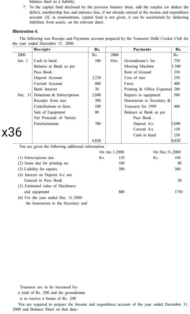 bxi balance sheet as a liability 7. To the