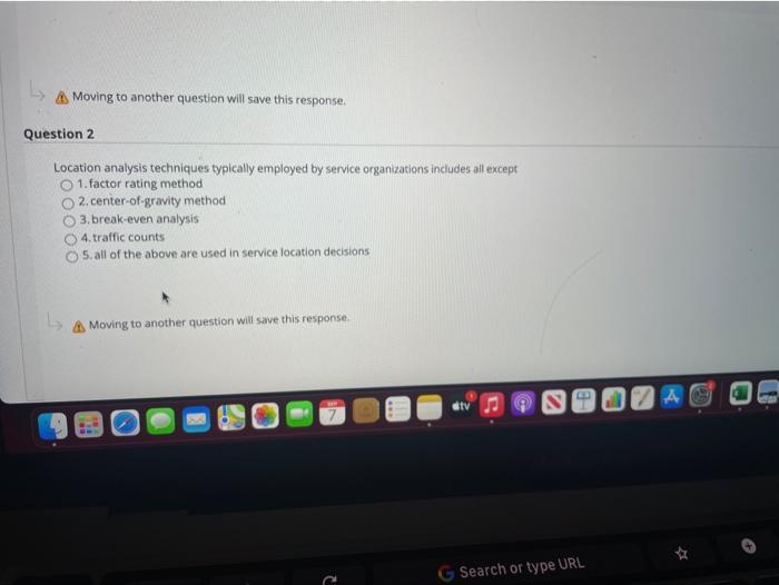 A Moving to another question will save this